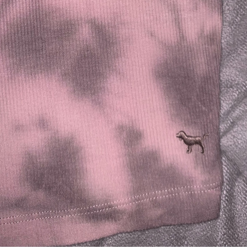 Victoria’s Secret Pink Mid-Rise Foldover Leggings & Cropped Iced Coffee Tie Dye - Picture 14 of 14